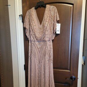 Christina Wu Rose Gold Size 14 Gown